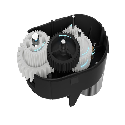 محرک سنسور سطل زباله Mini Actuator گیربکس میکرو فلزی 16 میلی متری موتور گیربکس 5 ولتی کرم چرخ دنده برای توالت فلیپ هوشمند