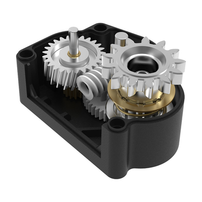 سیستم محرک کابینت گلایدر CE 24VDC Micro Worm Gear Motor 120rpm Worm Gear Motor Actuator