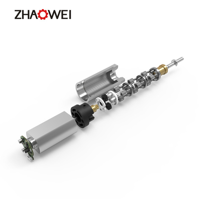 MD008008-47 259RPM 600gf.Cm گیربکس میکرو سیاره ای موتور دنده فلزی 8 میلی متری سرعت کم