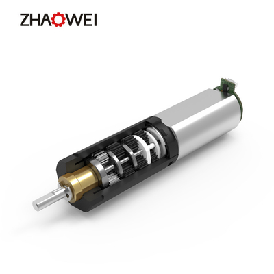 PD008008-809 14RPM گیربکس سیاره ای پلاستیکی 300gf.Cm 6v 12v سرعت کم