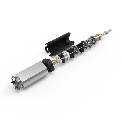 PD008008-809 14RPM گیربکس سیاره ای پلاستیکی 300gf.Cm 6v 12v سرعت کم