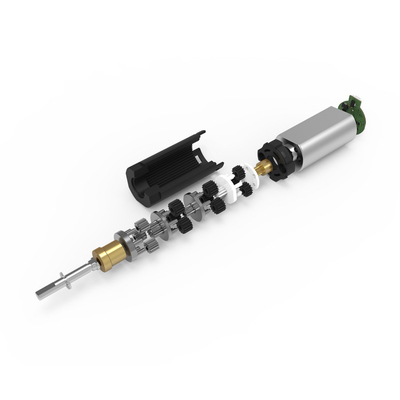 PD008008-809 14RPM گیربکس سیاره ای پلاستیکی 300gf.Cm 6v 12v سرعت کم
